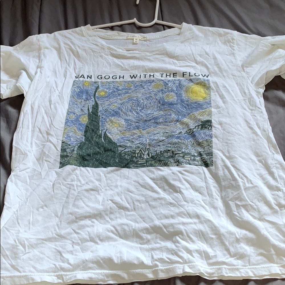 super cute van gogh t-shirt